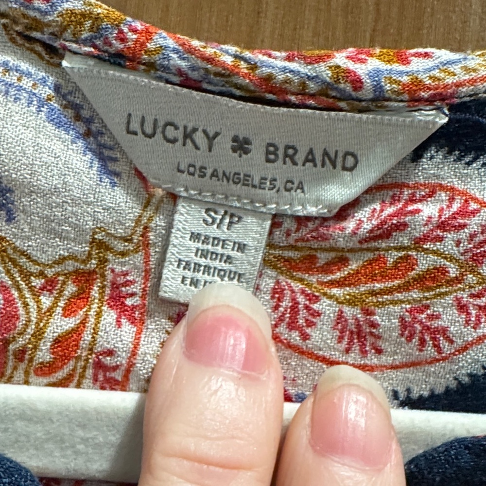 Lucky Brand Multicolor Floral Blouse - Picture 2 of 5